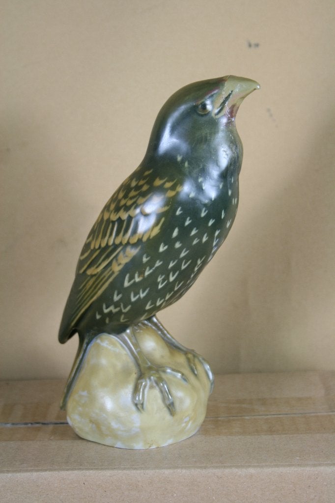 Royal Copenhagen B&G porseleinen beeldje nr. 1880 Spreeuw, Antiek en Kunst, Ophalen of Verzenden