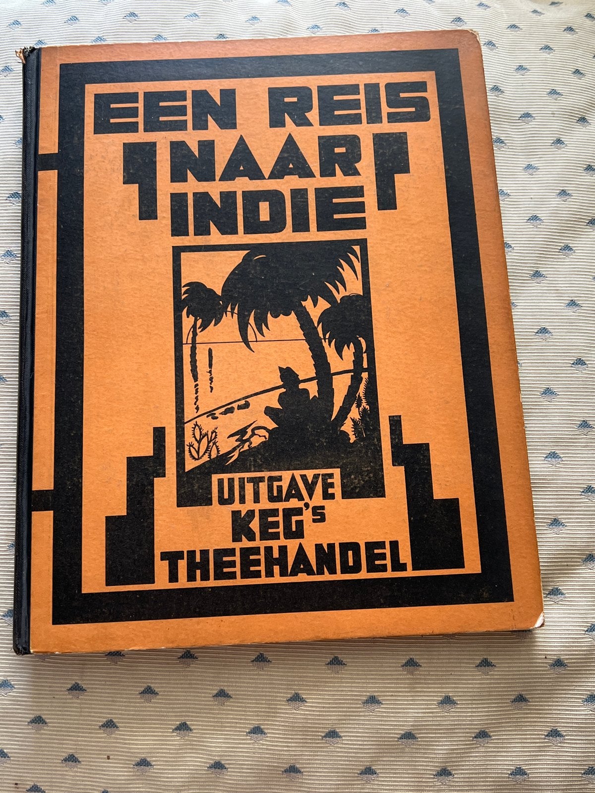 Een Reis Naar Indie - Keg's Theehandel Plaatjesalbum, Ophalen of Verzenden, Gelezen
