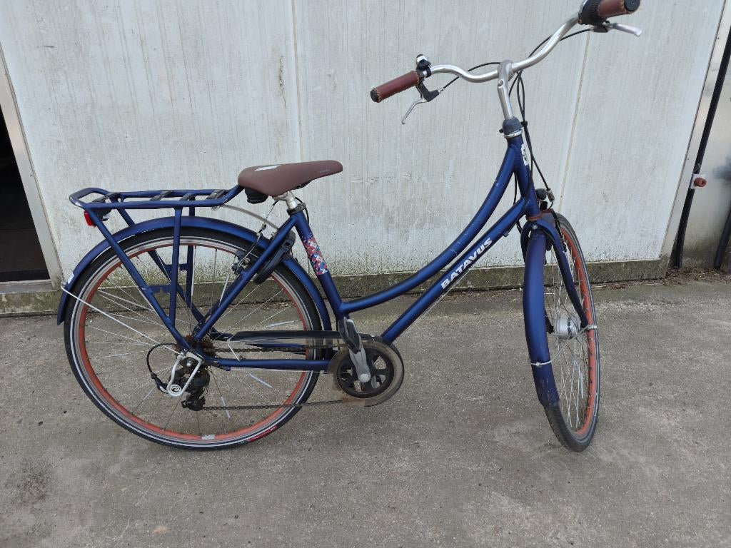 oma fiets batavus 7 v, Ophalen, Gebruikt, 47 tot 50 cm, Versnellingen