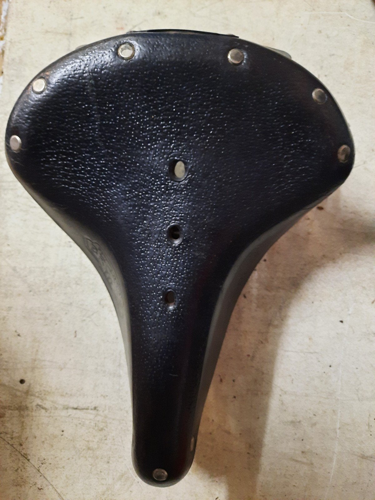 Brooks zadel, B66, zwart, Fietsen en Brommers, Fietsonderdelen, Ophalen, Zadel, Leer