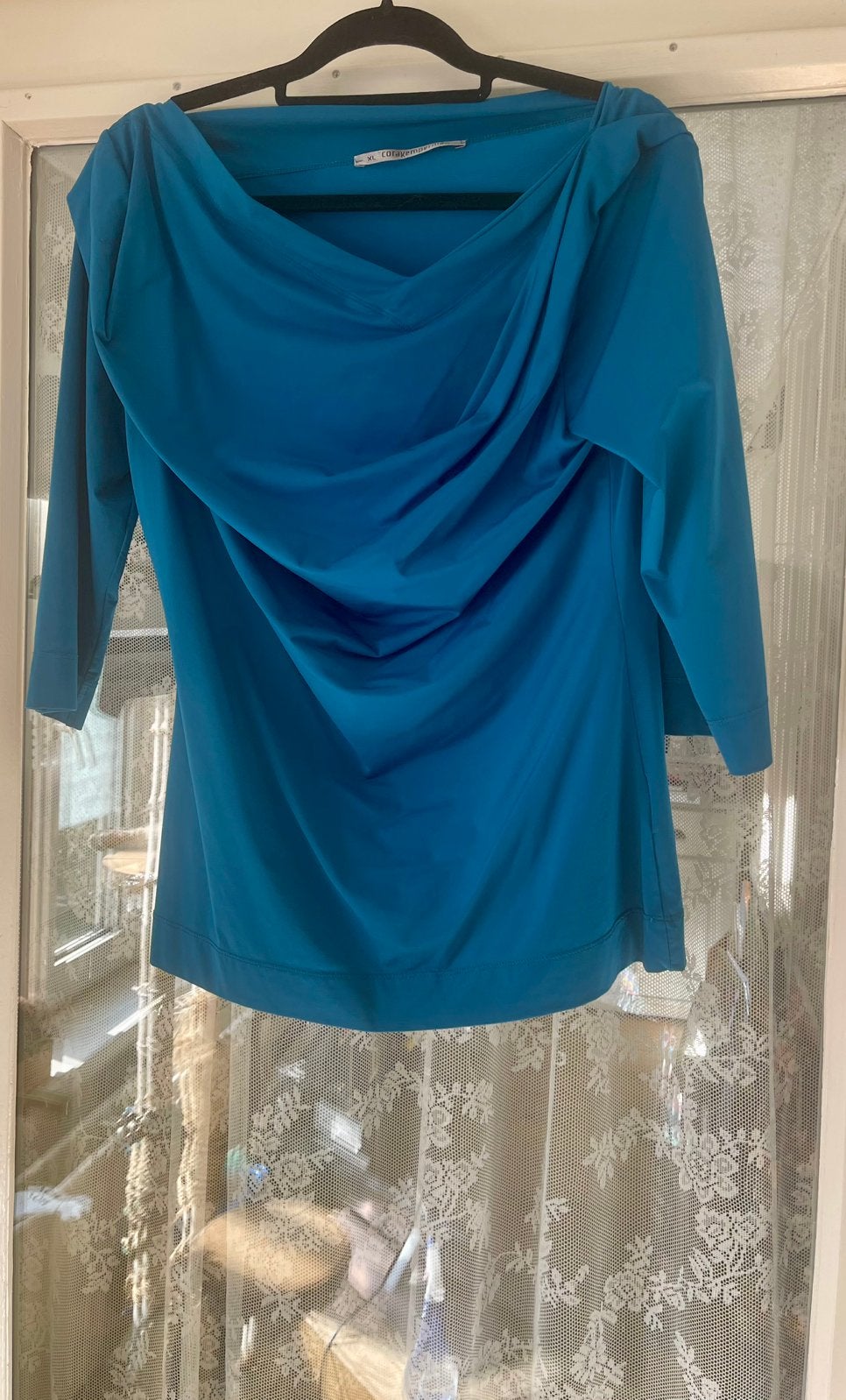 Cora Kemperman Top, Kleding | Dames, Tops, Verzenden, Zo goed als nieuw, Blauw, Zonder mouw