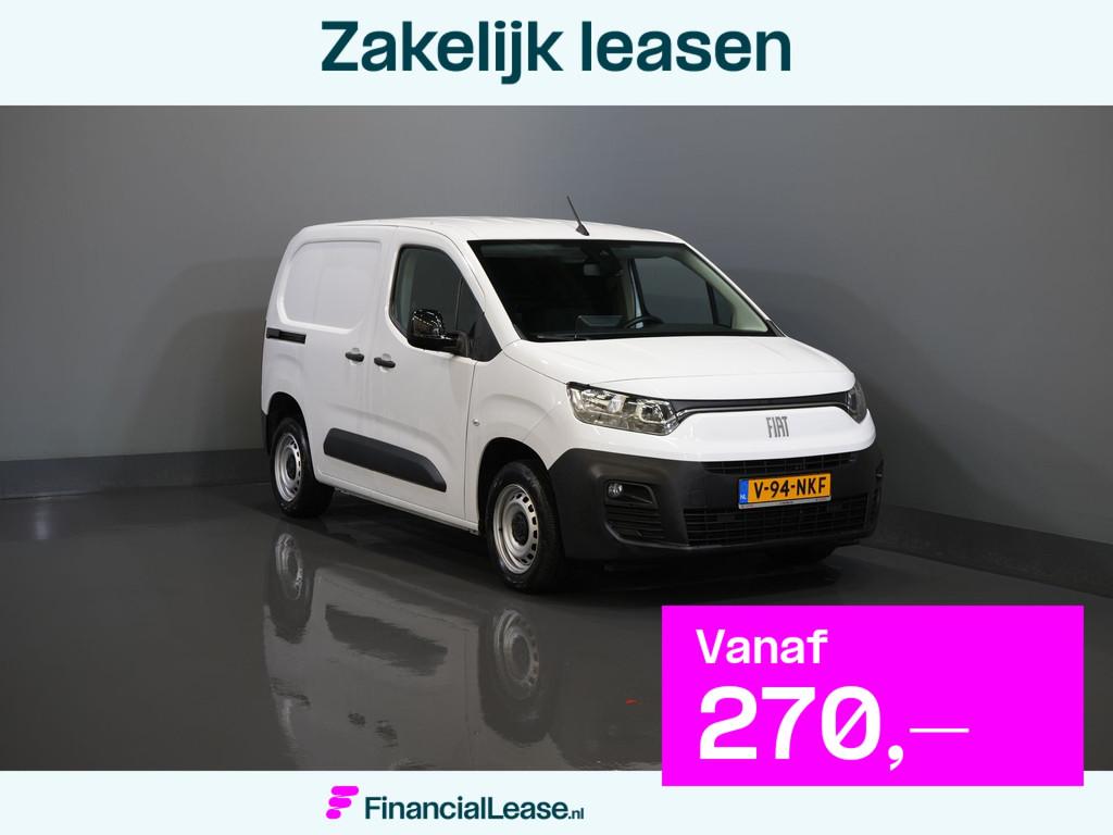 Fiat Doblò 1.5 HDi 100 pk (DEMO) 3 Pers/ CarPlay/ Stoelverw, Voorwielaandrijving, Euro 6, Wit, Bedrijf