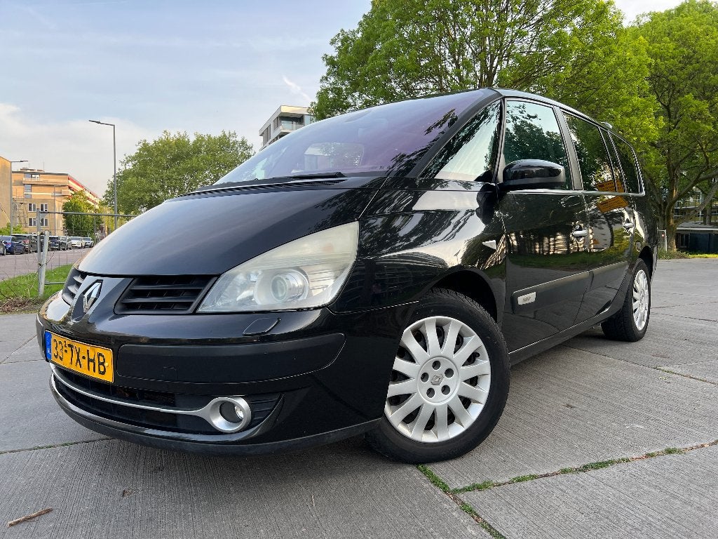 Alleen Vandaag Grand Espace 3.5i V6 LPG g3 M'2008 Tv Leer 7p, Auto's, Automaat, Euro 5, Zwart, 3500 cc