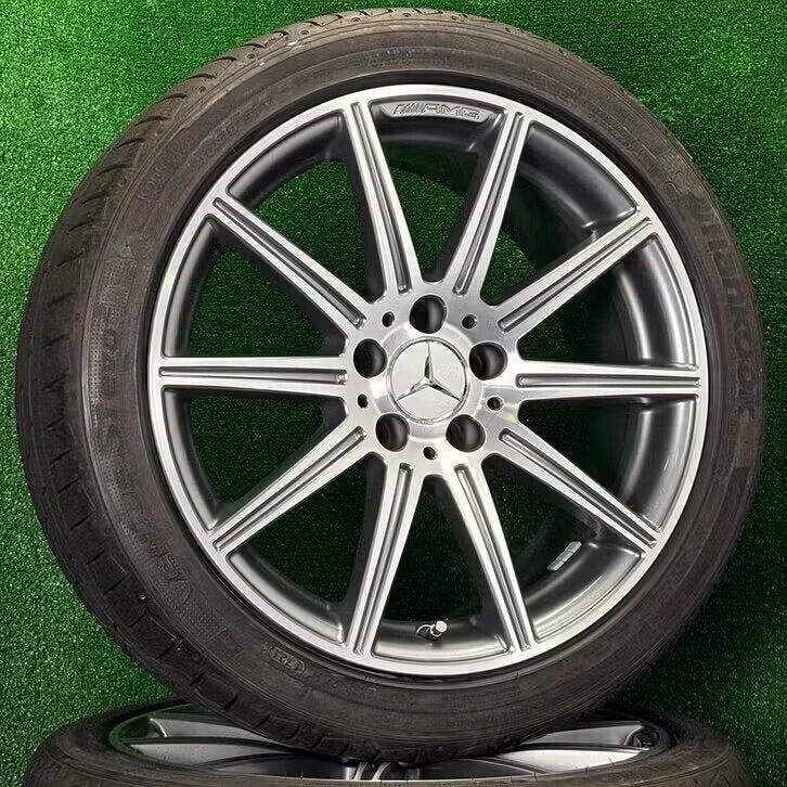 Originele 18 inch Mercedes AMG velgen banden E-klasse W212, 18 inch, Banden en Velgen, Germany, Ophalen of Verzenden