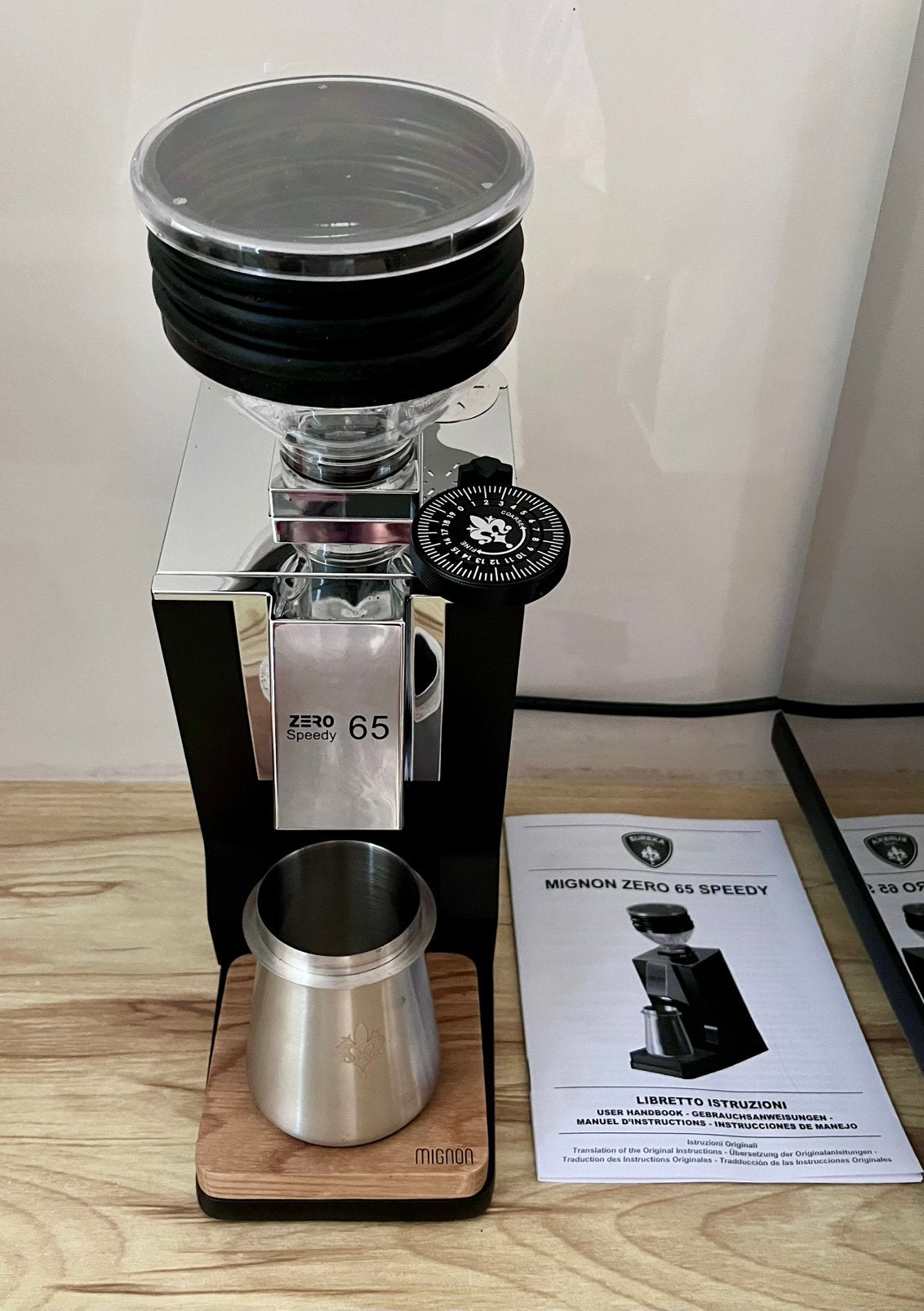 Eureka Mignon Zero 65 Speedy / single dose / 65mm, Witgoed en Apparatuur, Ophalen, Zo goed als nieuw, Espresso apparaat