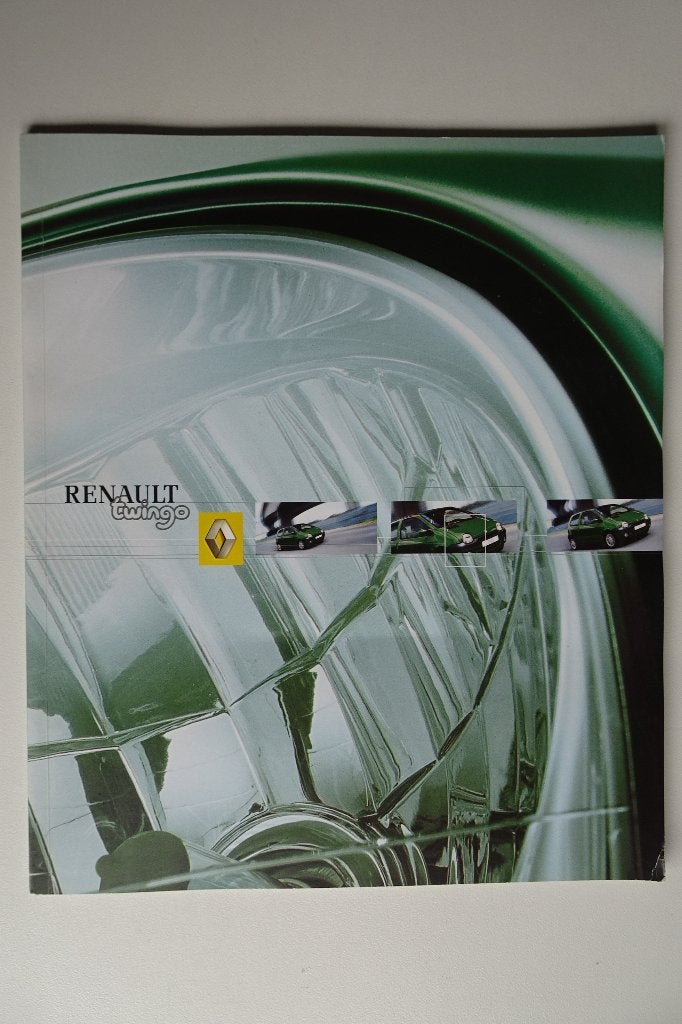 Renault Twingo brochure uit 1993, Ophalen of Verzenden, Gelezen, Renault