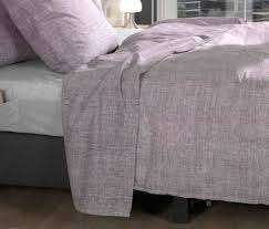 zohome  Zo!home zo home dekbedovertrek Lino purple, Ophalen, Vochtregulerend, Overige kleuren, Dekbedovertrek