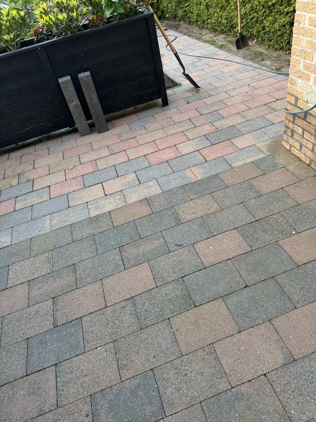 Gebruikte tegels voor Terras of Pad 30x15 cm gratis afhalen!, Tuin en Terras, Ophalen, Gebruikt, Overige typen, 10 m² of meer