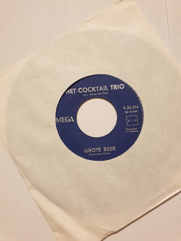 1457 het cocktail trio - grote beer - honky tonk, Verzenden, Zo goed als nieuw, Nederlandstalig