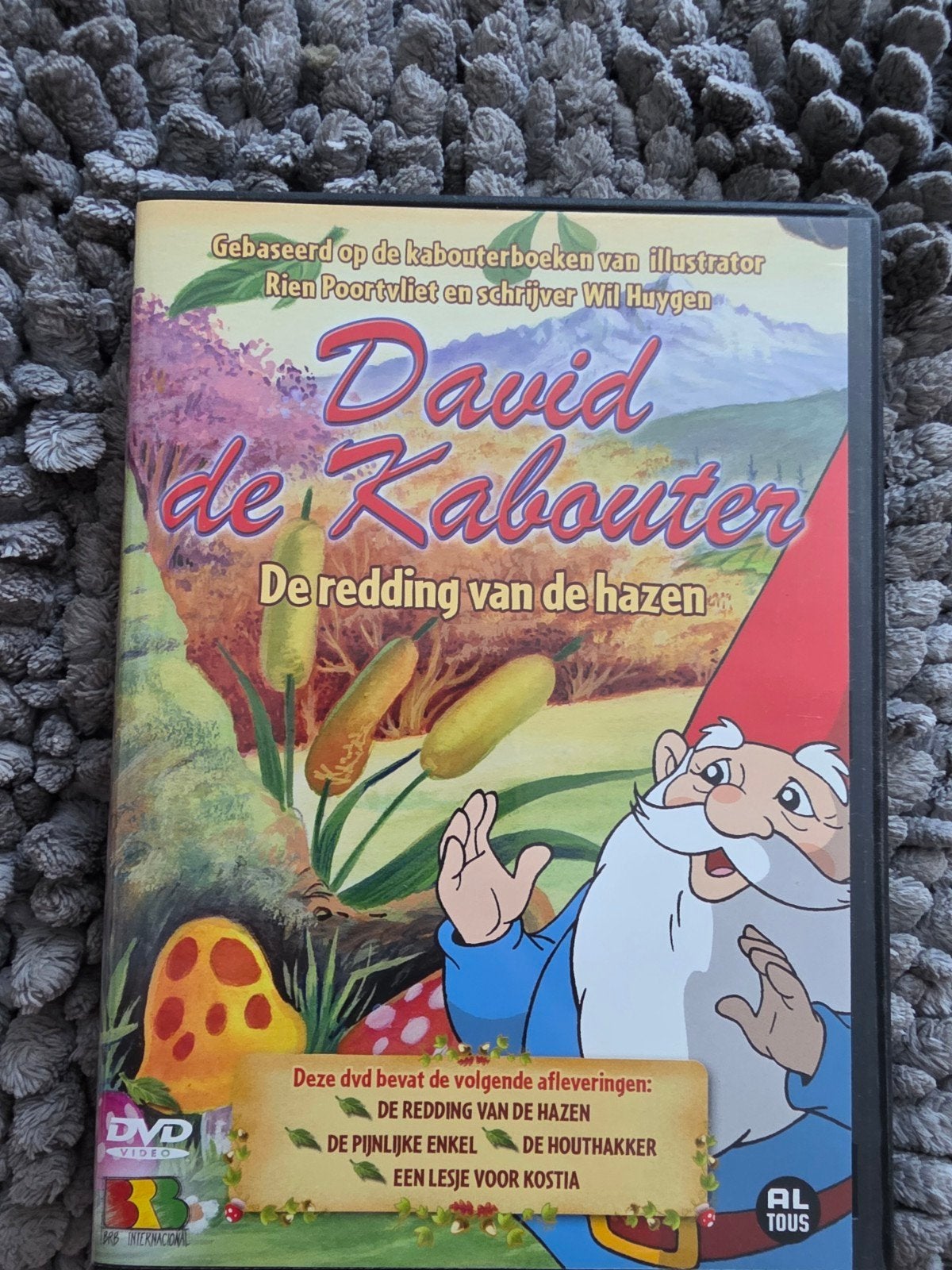David de Kabouter - De Redding van de Hazen DVD, Cd's en Dvd's, Gebruikt, Animatie, Alle leeftijden, Tv-serie