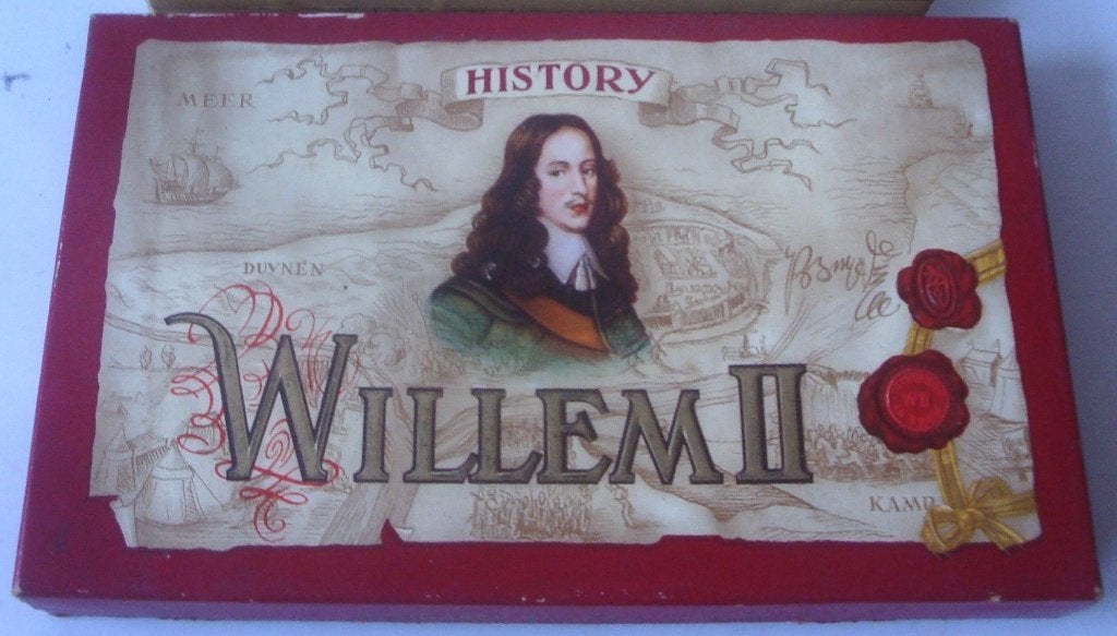 Willem II sigaren Miniatures blik en History doos, goede sta, Ophalen of Verzenden, Zo goed als nieuw, Tabaksdoos of Verpakking