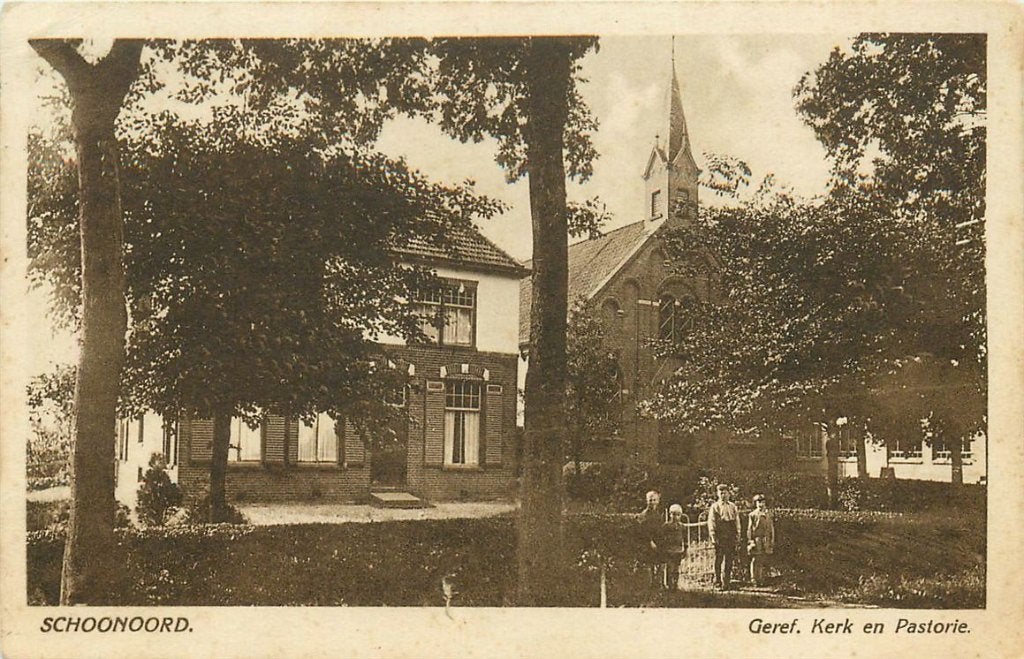 702-036-021 Schoonoord Geref Kerk, Verzenden, Voor 1920, Gelderland