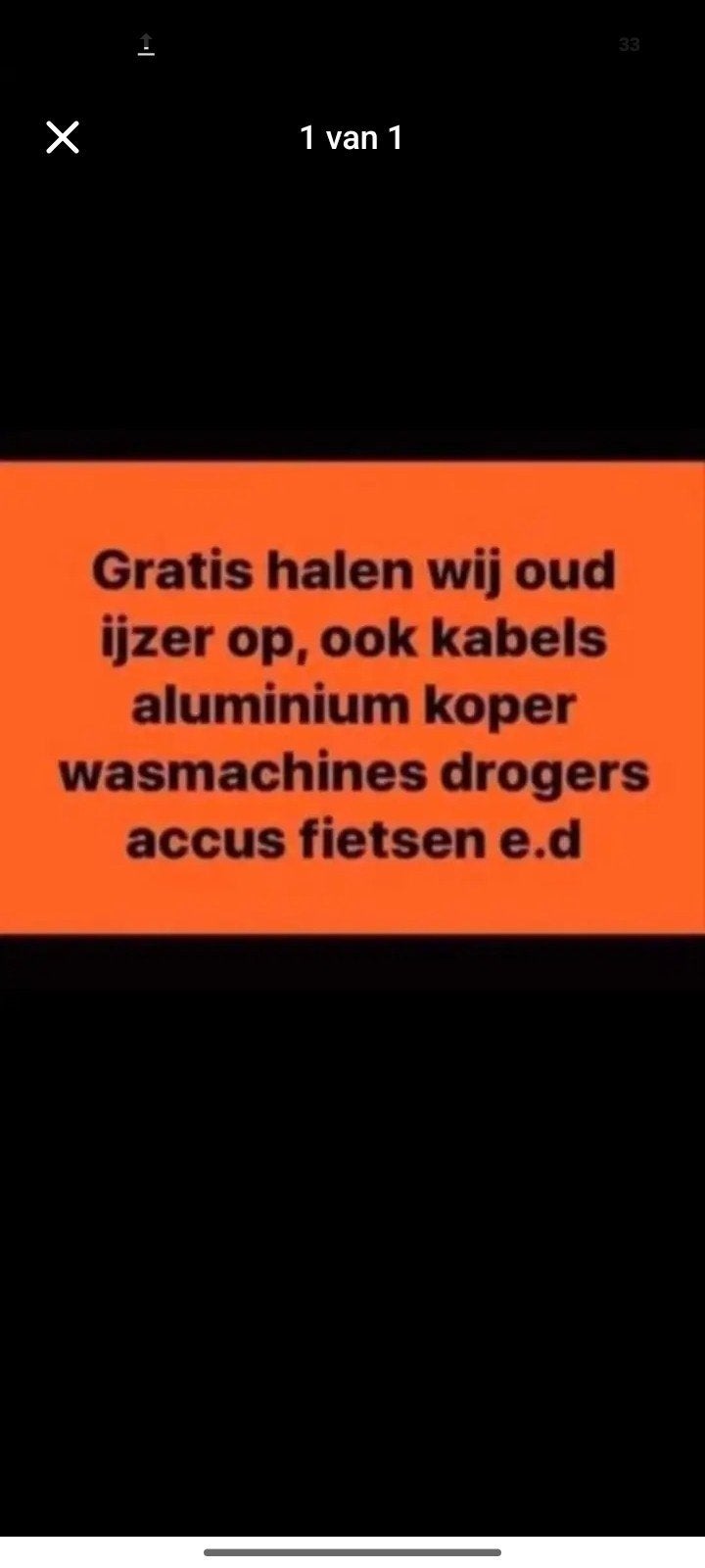 gezocht oud ijzer en metalen, Ophalen of Verzenden