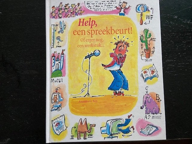 Help.. een spreekbeurt - Annemarie Bon, Ophalen of Verzenden, Zo goed als nieuw, Fictie algemeen