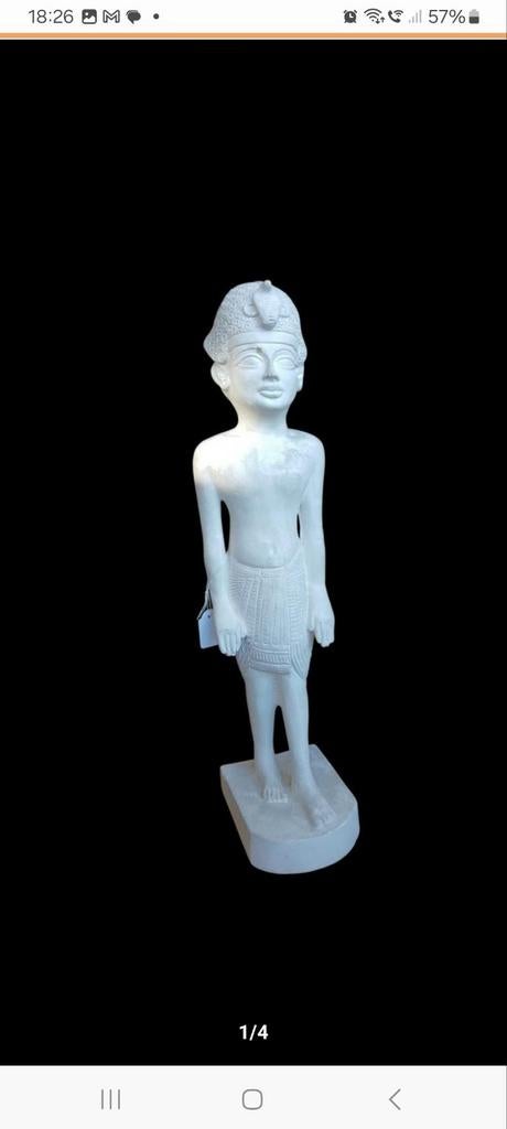 Beeld Toetanchamon - Egyptische Farao Sculptuur, Antiek en Kunst, Kunst | Niet-Westerse kunst, Ophalen of Verzenden