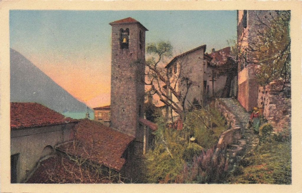 702-455-015 Lago Di Lugano Gandria, Verzenden, Voor 1920, Overig Europa
