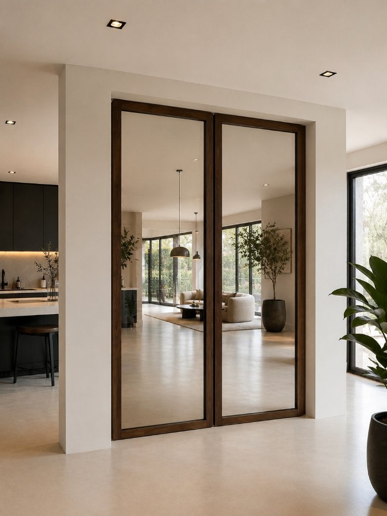 2 Woodlux taatsdeuren – showroommodel, Doe-het-zelf en Verbouw, Deuren en Horren, 80 tot 100 cm, 215 cm of meer, Binnendeur, Ophalen of Verzenden
