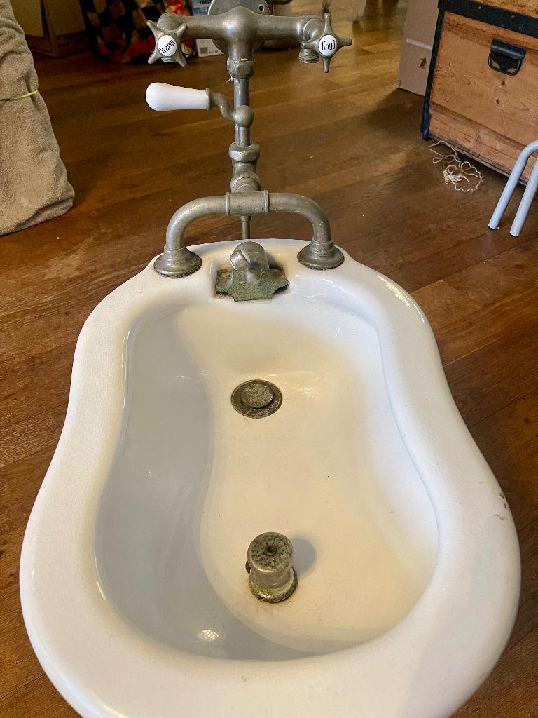Vintage bidet, Ophalen