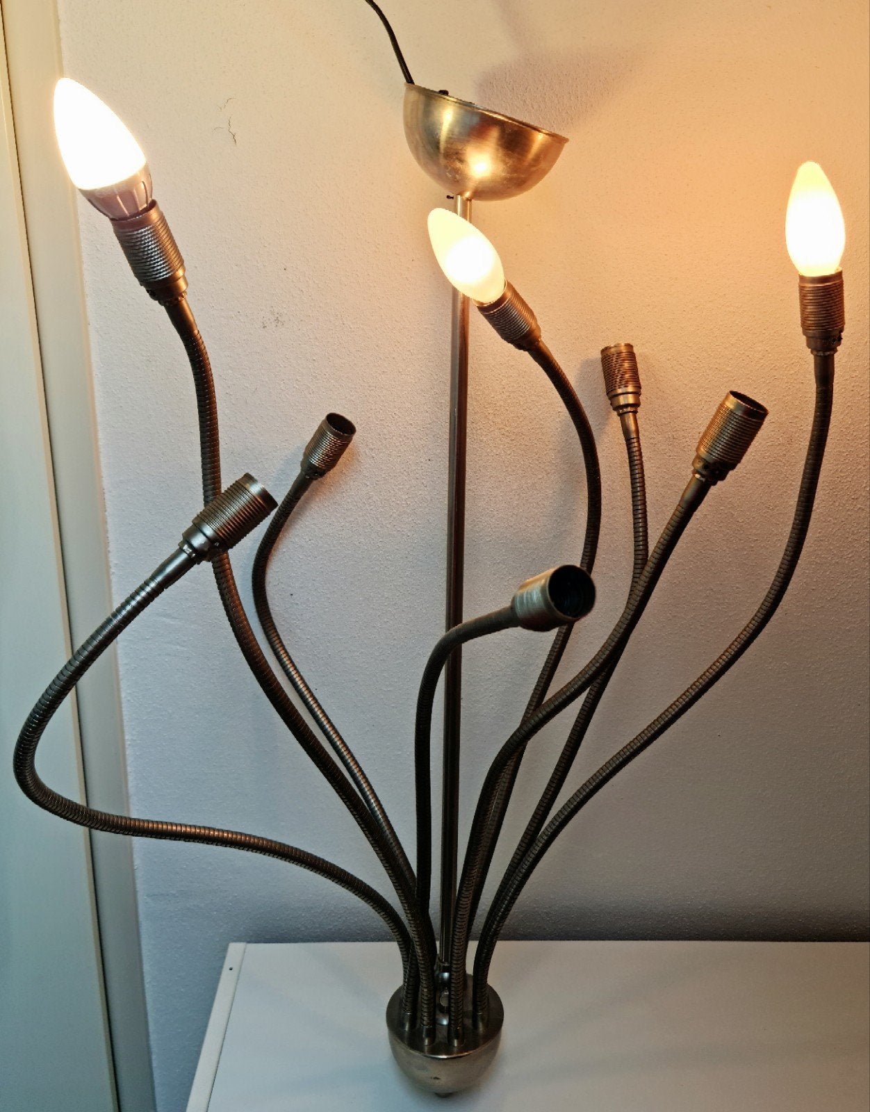 Hanglamp in de stijl van Catellani en Smith model Octopus, Ophalen, Gebruikt, Metaal, Modern vintage interieur design