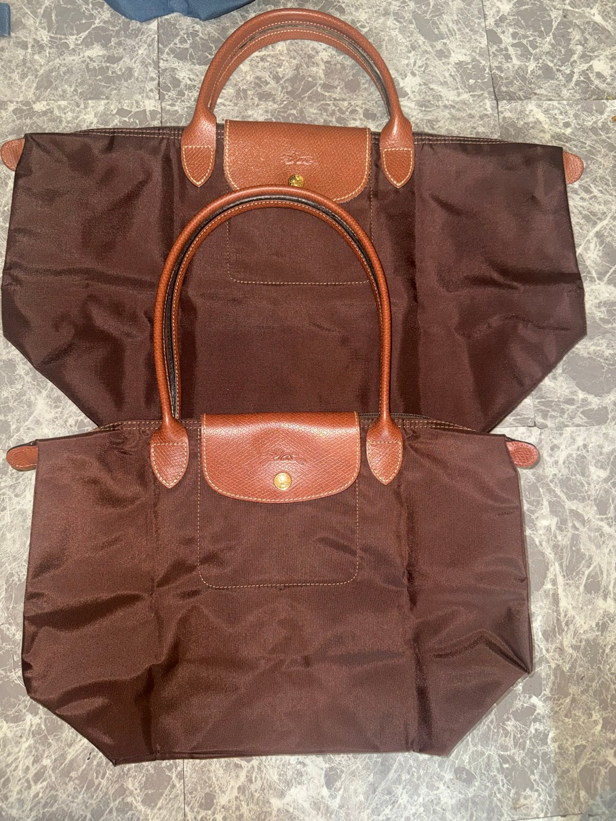 Originele Longchamp tassen - Maat S en M, Ophalen of Verzenden, Nieuw, Bruin, Shopper