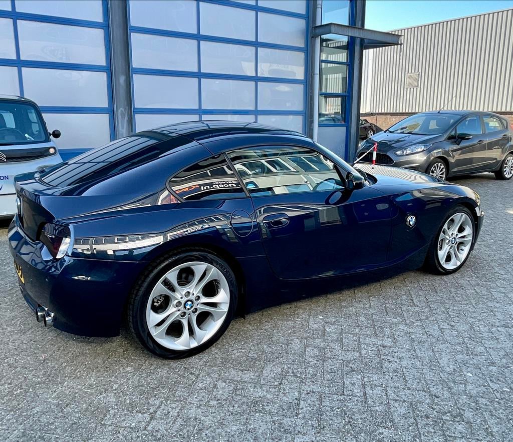 BMW Z4 Coupe 3.0si Aut. M pakket 2008, Auto's, Automaat, 1325 kg, Beige, Blauw