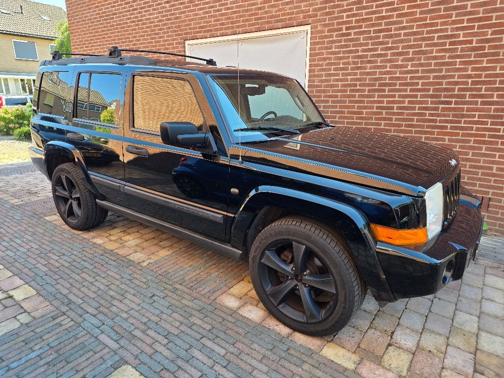 Te Koop: prachtige Jeep Commander uit 2006! Op LPG., 2216 kg, 700 kg, Zwart, Leder