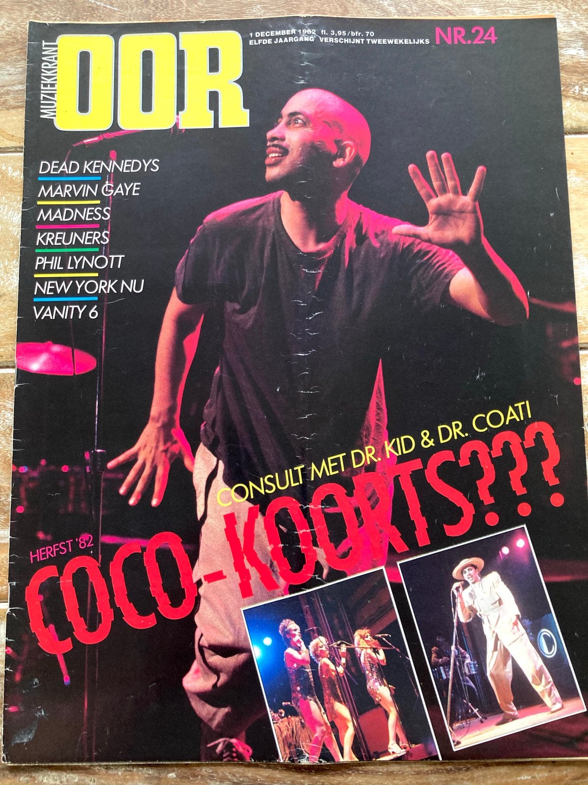 Muziekkrant OOR 1982 PHIL LYNOTT Madness DEAD KENNEDYS Dijk, Boeken, Ophalen of Verzenden, Zo goed als nieuw, Muziek, Film of Tv