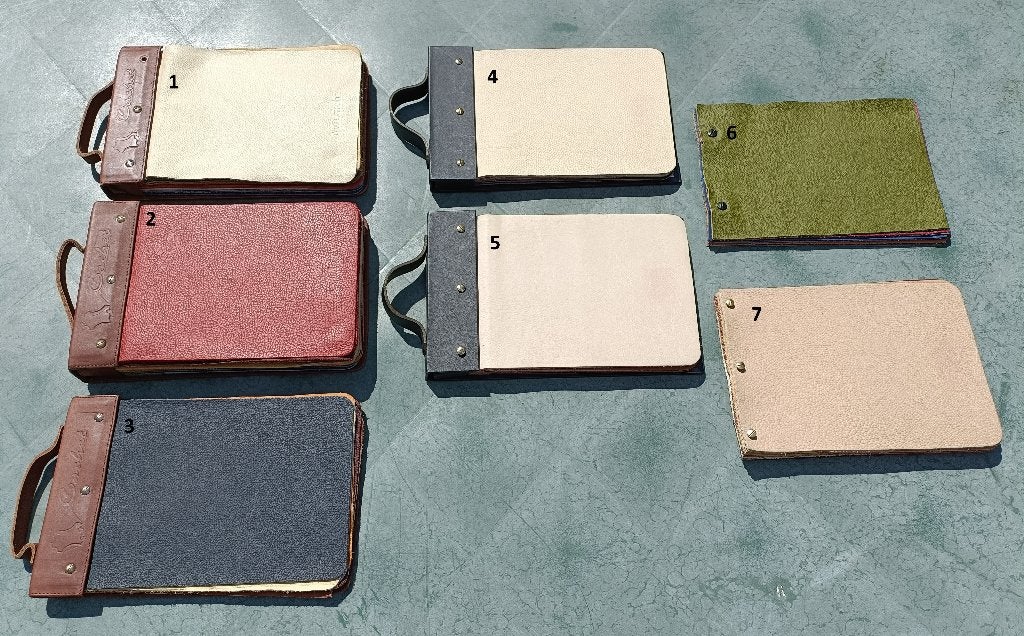 Vintage leer stalen leder staal lap stof 28 x 20 cm (N35), Overige kleuren, Leer of Kunstleer, Nieuw, Ophalen of Verzenden