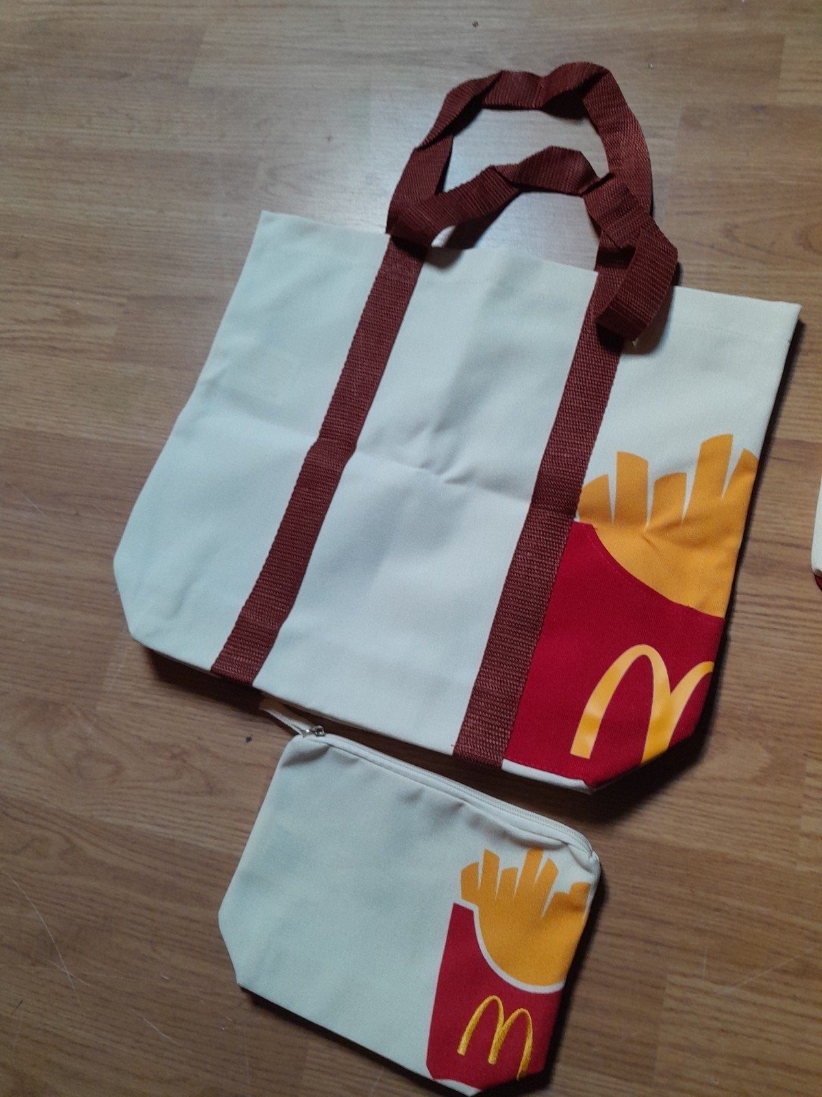 mc donalds tassen, Ophalen