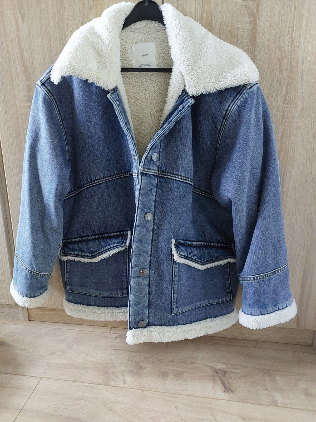 Leuke winterjas, Ophalen, Zo goed als nieuw, Blauw