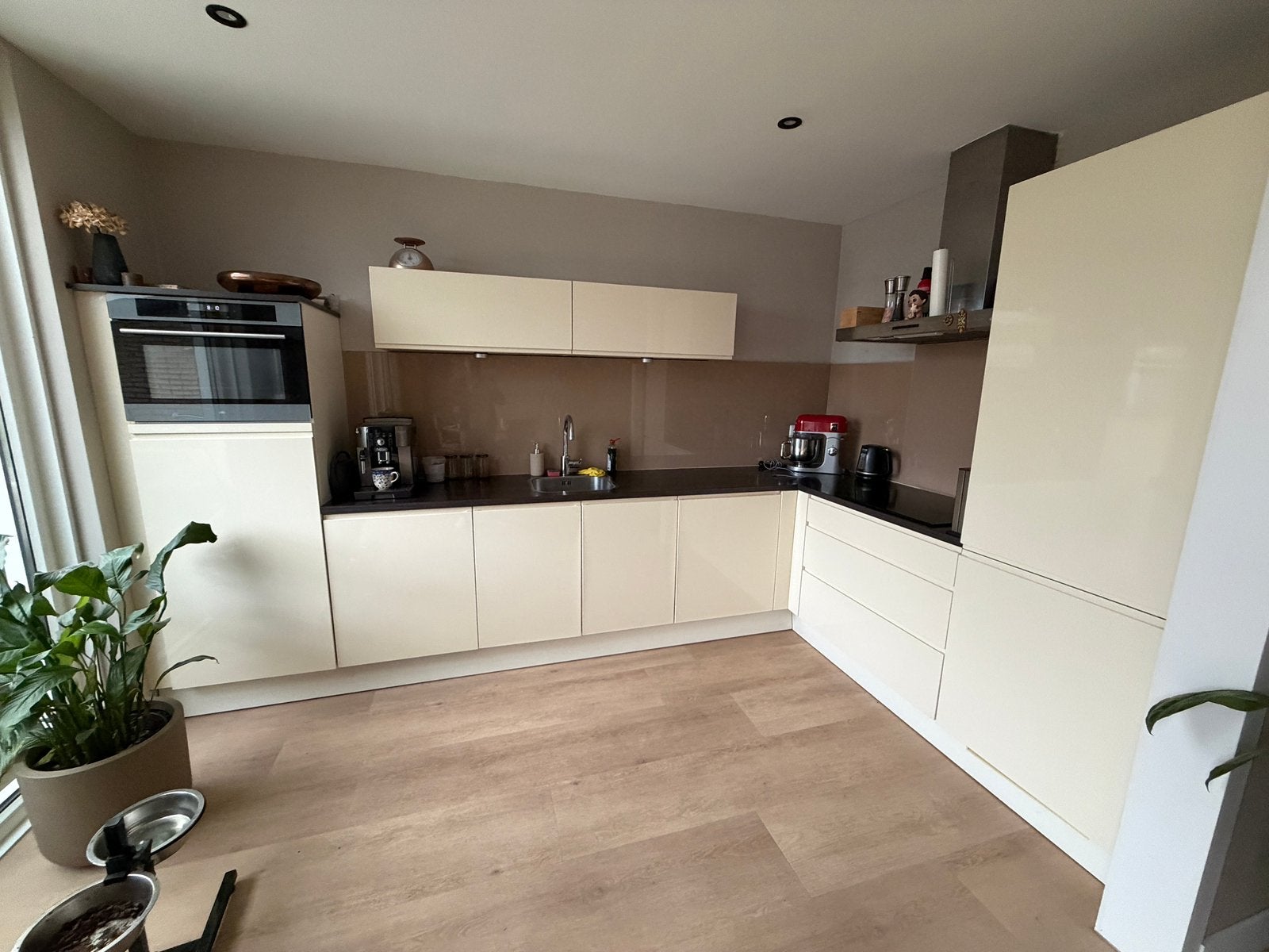 Bruynzeel keuken, Huis en Inrichting, Ophalen, Gebruikt, Hoekkeuken, Hoogglans of Gelakt