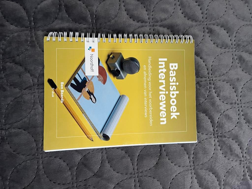Basisboem interviewen, Boeken, Ophalen of Verzenden, Alpha, Zo goed als nieuw, WO
