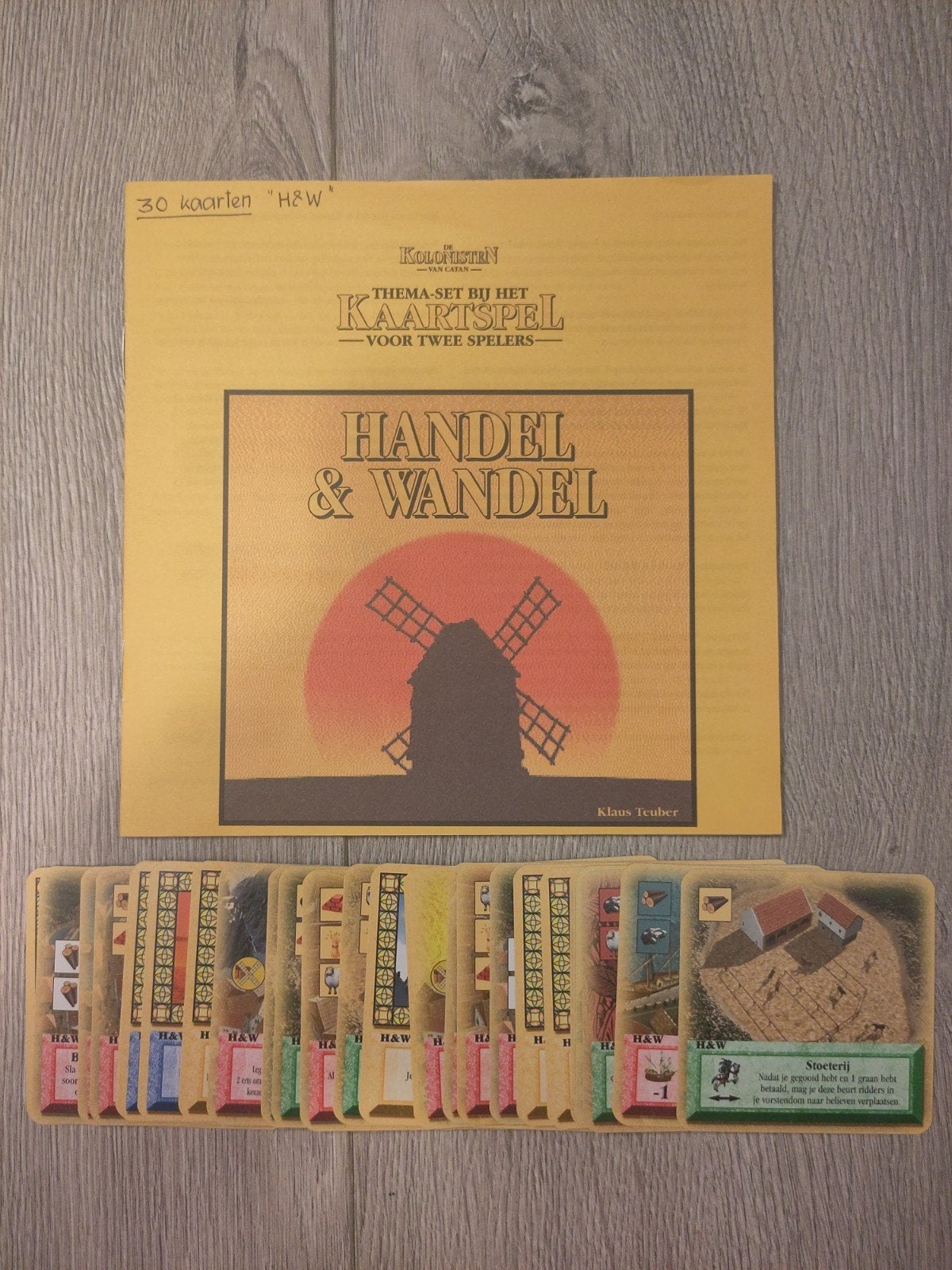 Themaset: 'Handel & Wandel' voor Catan Kaartspel, Een of twee spelers, Ophalen of Verzenden, Gebruikt, 999 Games