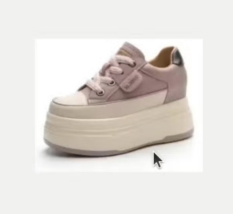 Trendy platform sneakers voor dames met 8cm hoge zool, Kleding | Dames, Ophalen of Verzenden, Nieuw, Sneakers of Gympen
