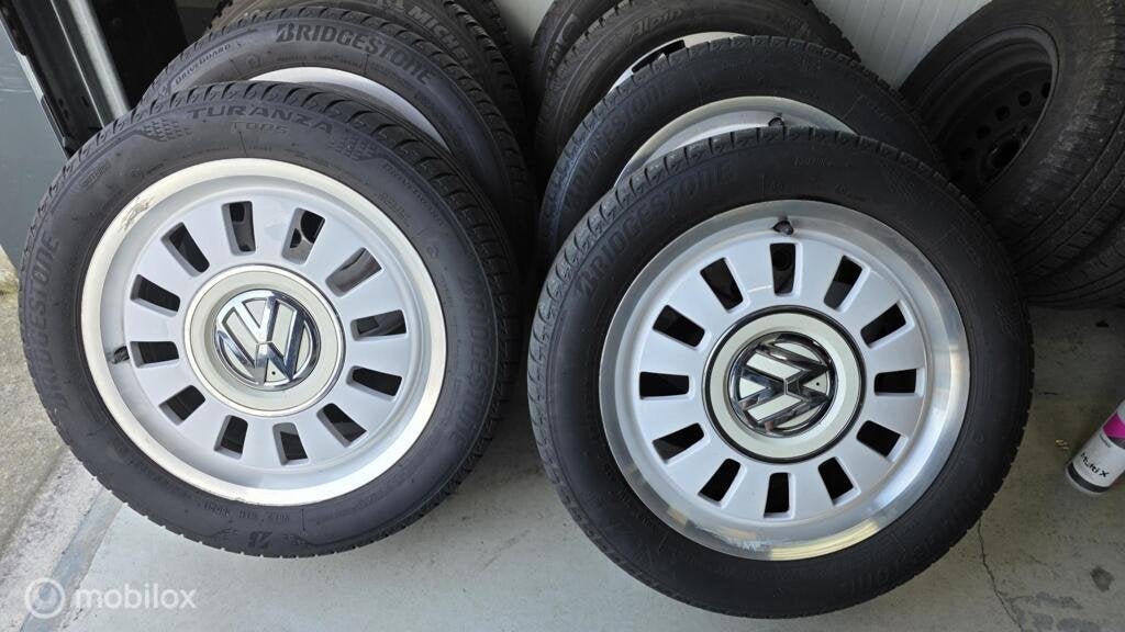 VW up classic velgen / white up / 185-50-16, Gebruikt, 16 inch, Banden en Velgen