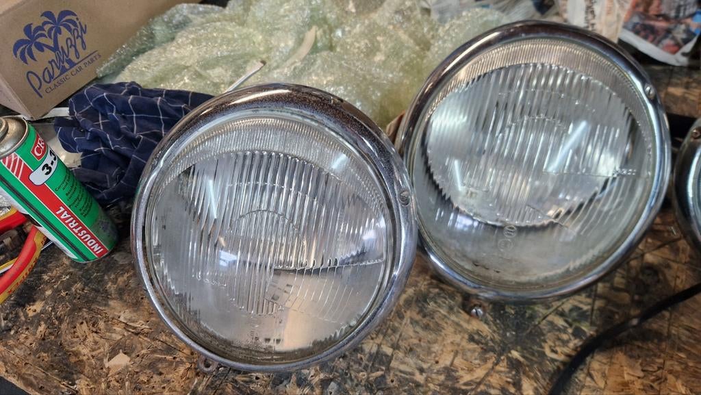 Bosch liggende koplampen voor VW Kever, Ophalen of Verzenden, Gebruikt, Volkswagen