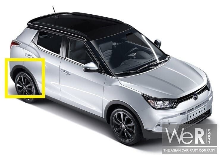 Wielrand rechtsachter - SsangYong Tivoli, XLV 2015-2019 (795, Auto-onderdelen, KGM Europe GmbH, Ophalen of Verzenden, Spatbord