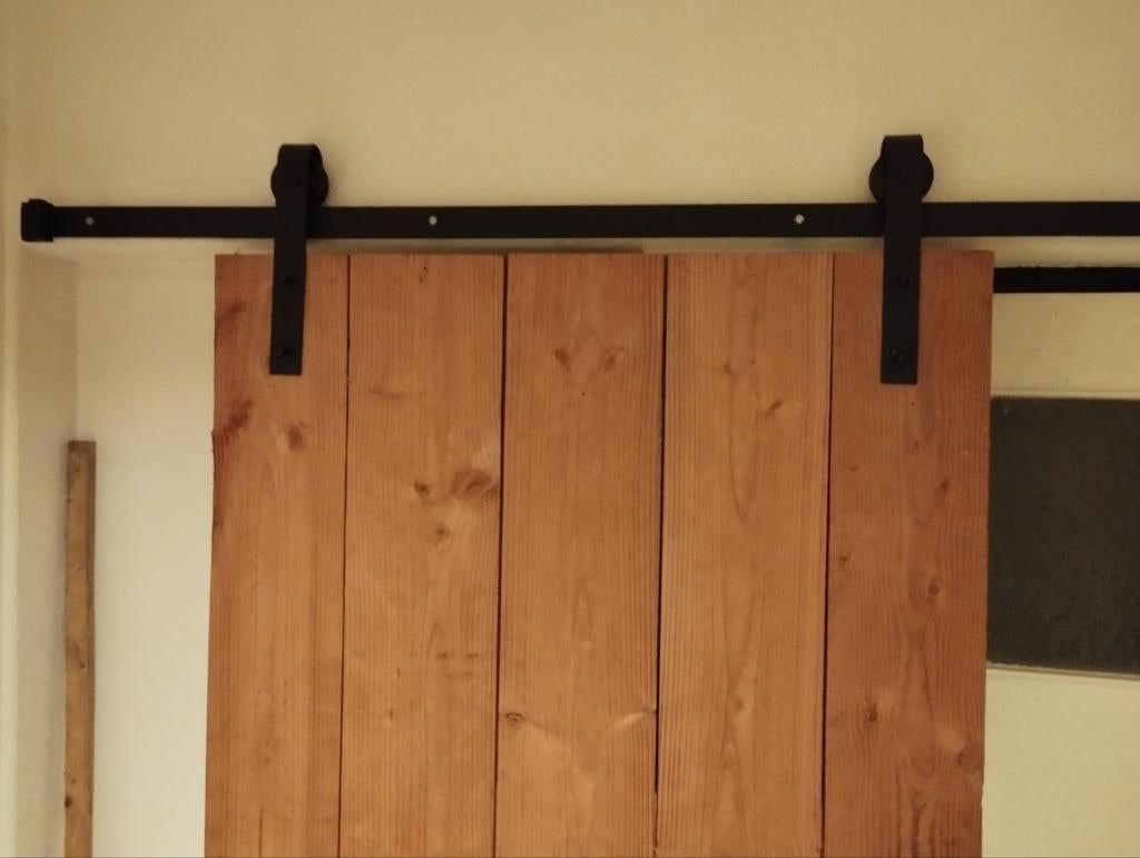 SCHUIFDEUR BARN DOOR HOUT BOHO VINTAGE STYL BOERDERIJ HOEVE, Watersport en Boten, Ophalen of Verzenden