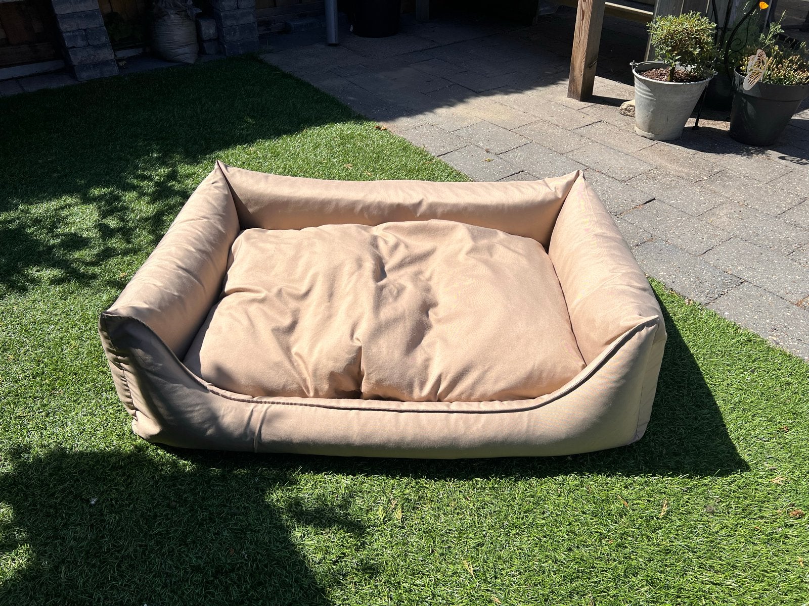 Luxe orthopedische hondenmand, Dieren en Toebehoren, Hondenmanden, Ophalen, Gebruikt