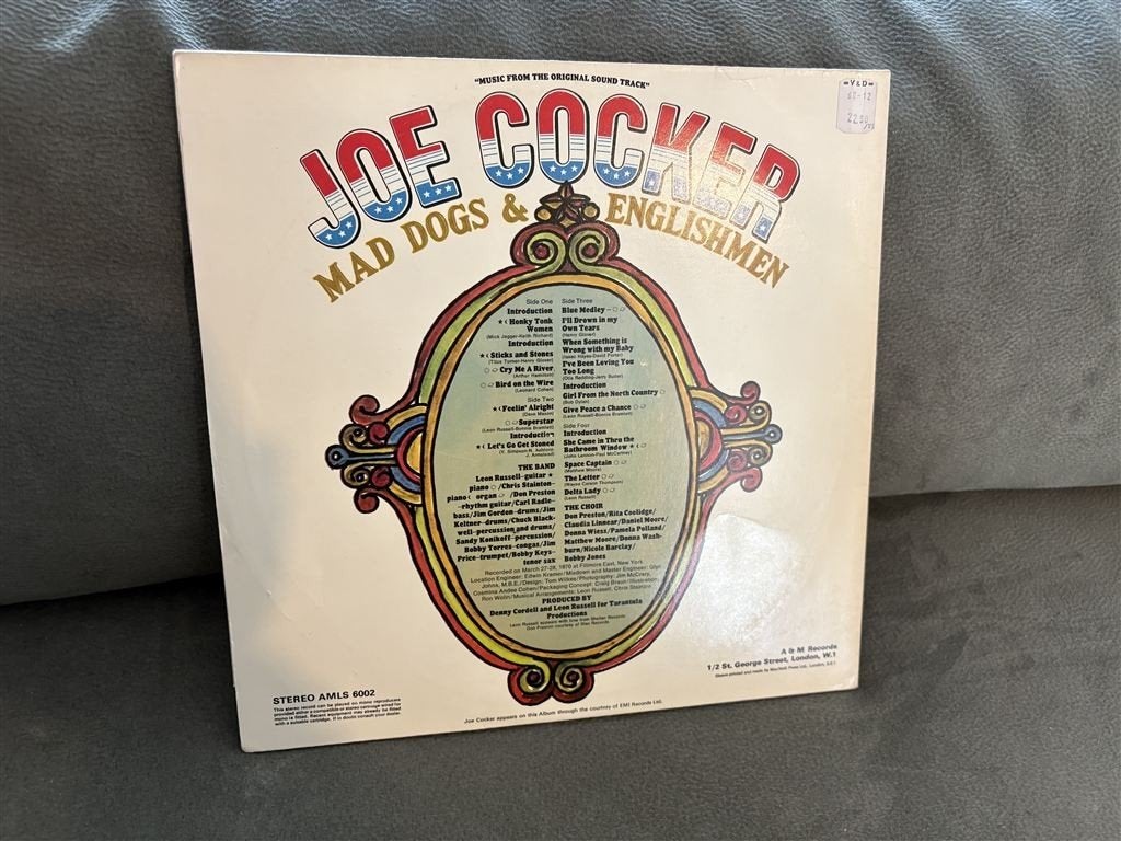 Joe Cocker - Mad Dogs and Englishmen - P1553 - Vinyl - LP, Ophalen of Verzenden, Zo goed als nieuw, 12 inch, Poprock