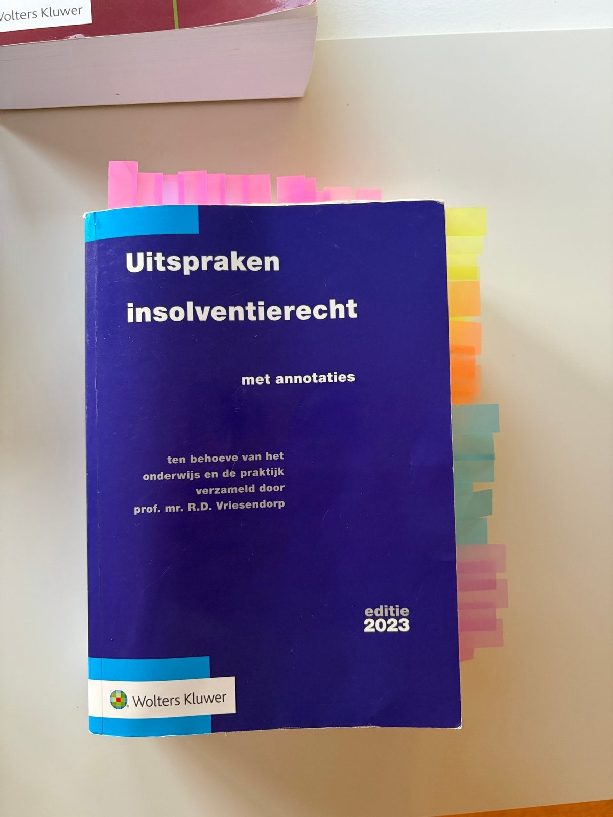 Uitspraken Insolventierecht 2023 - Wolters Kluwer, Ophalen of Verzenden, Gamma, Zo goed als nieuw, HBO