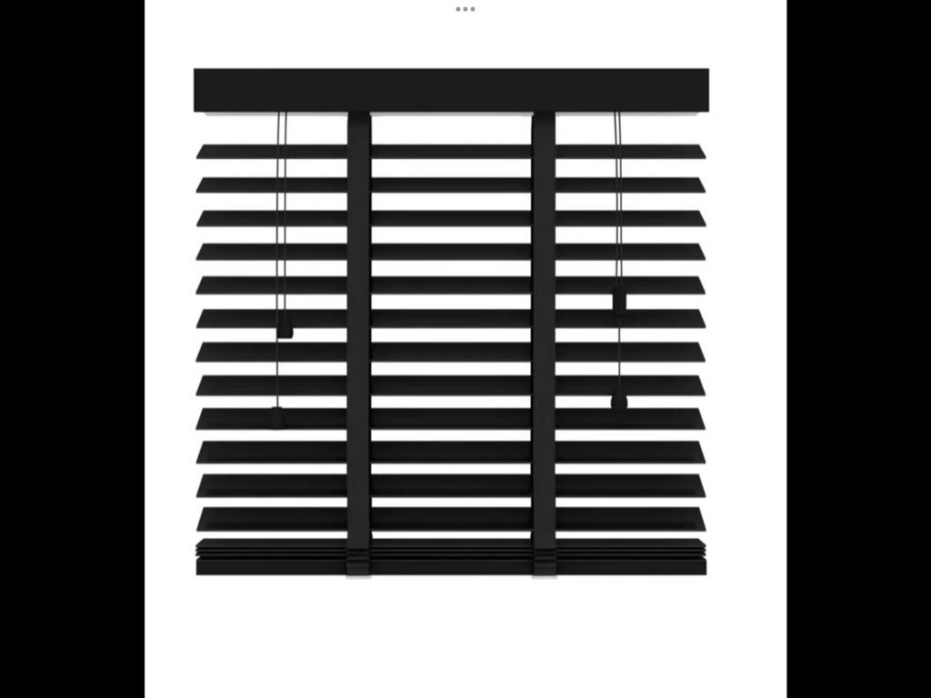 2x Z.g.a.n. zwarte houten luxaflex 145 x 210 cm gamma, Ophalen, Geen band, 100 tot 150 cm, 200 cm of meer