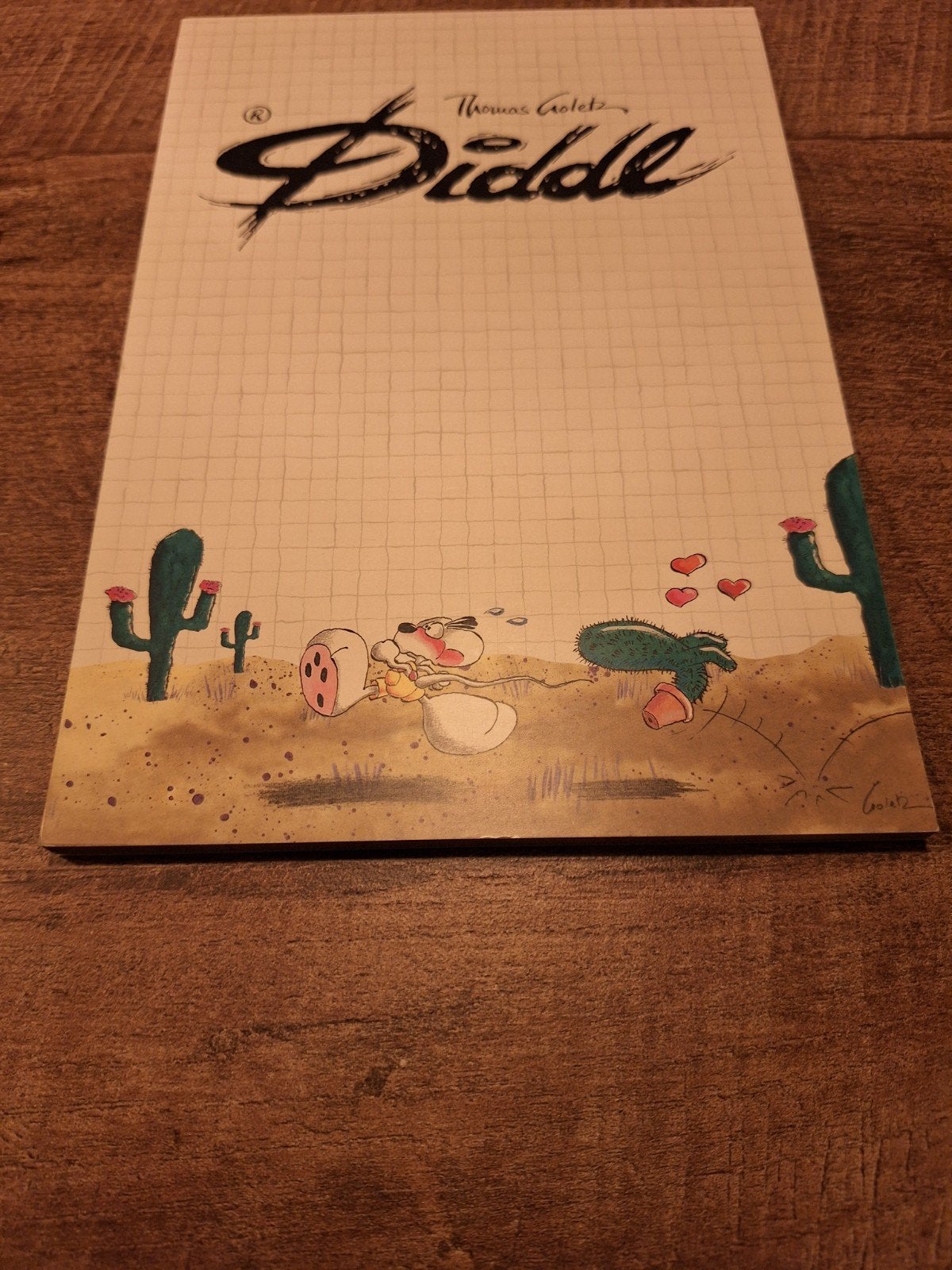 Diddl A5 blok nr 159 met 41 blaadjes, Verzamelen, Ophalen of Verzenden, Diddl, Gebruikt, Papier, Kaart of Schrift