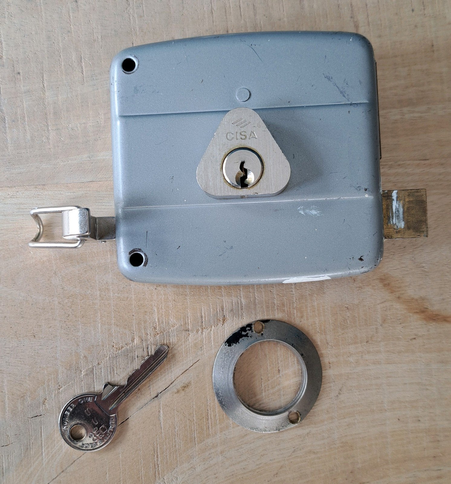 CISA oplegslot deurslot, Gebruikt, Onbekend, Ophalen of Verzenden, Slot