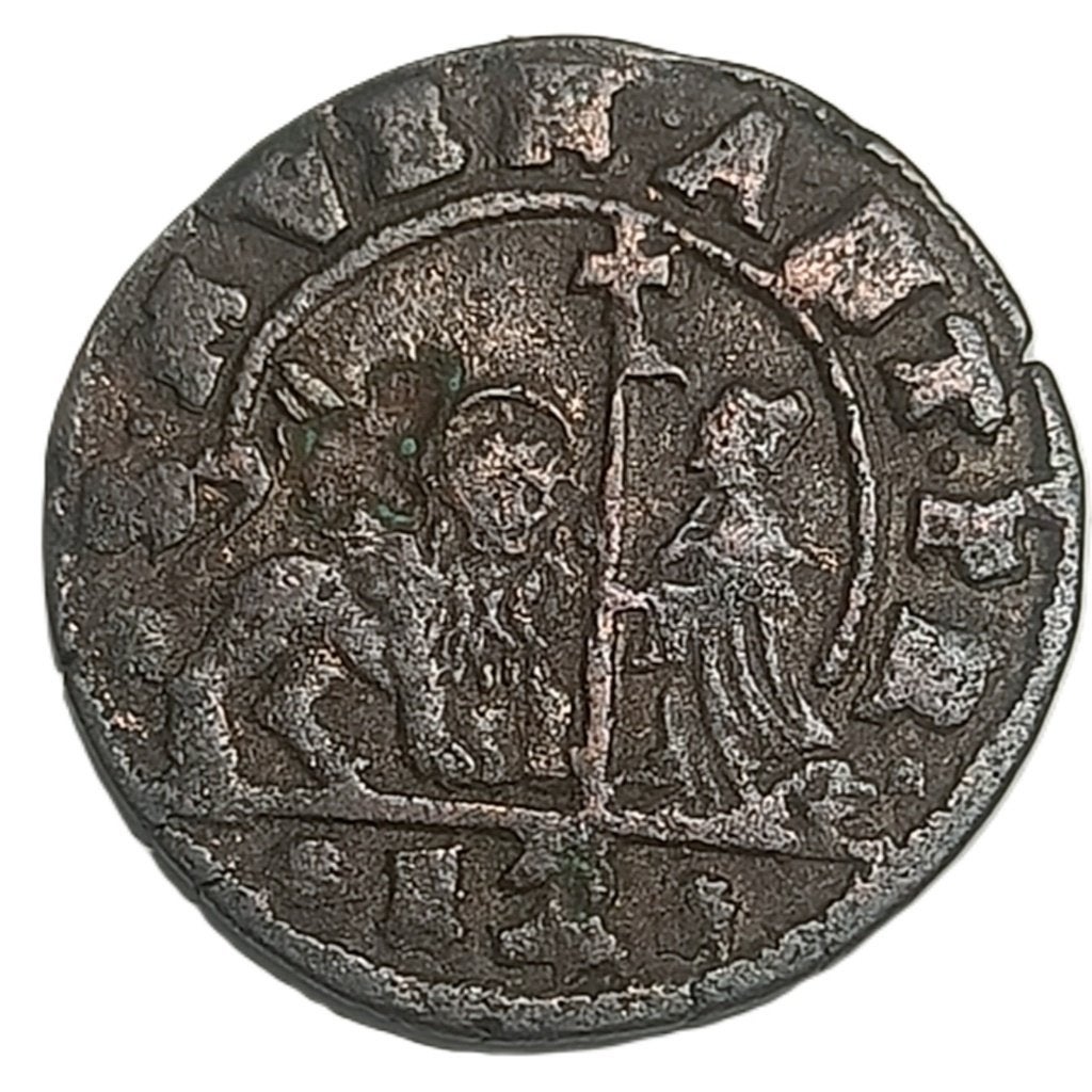 Venetië 1 soldo / 12 bagattini ca. 1620-1621, Verzenden, Italië, Losse munt