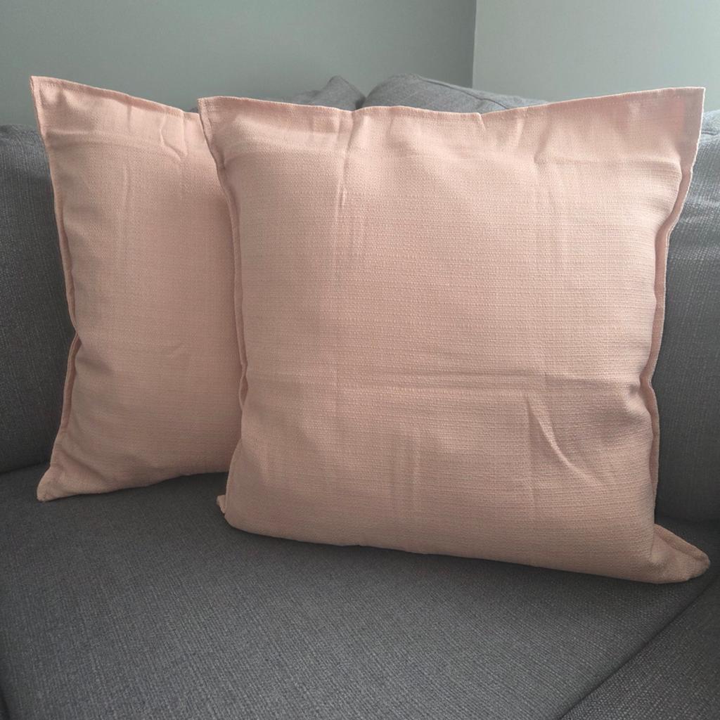 Nieuwe IKEA LAGERPOPPEL sierkussens 50x50 cm met eendenveren, Ophalen of Verzenden, Nieuw, Roze, Vierkant