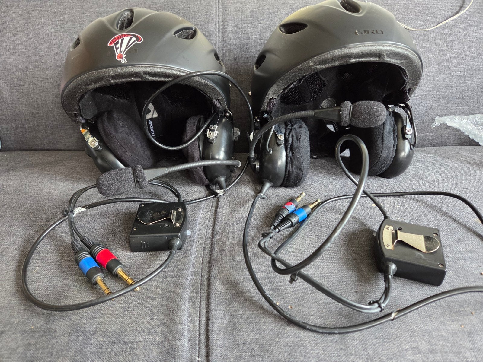 Paragliding helmen met intercom, Ophalen of Verzenden, Gebruikt