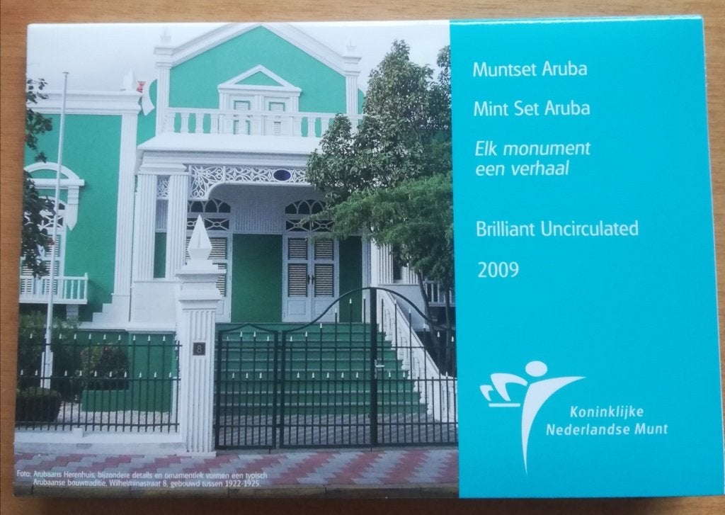 Muntset Aruba 2009 (en andere jaren), Postzegels en Munten, Munten | Nederland, Ophalen of Verzenden, Koningin Beatrix, Overige waardes