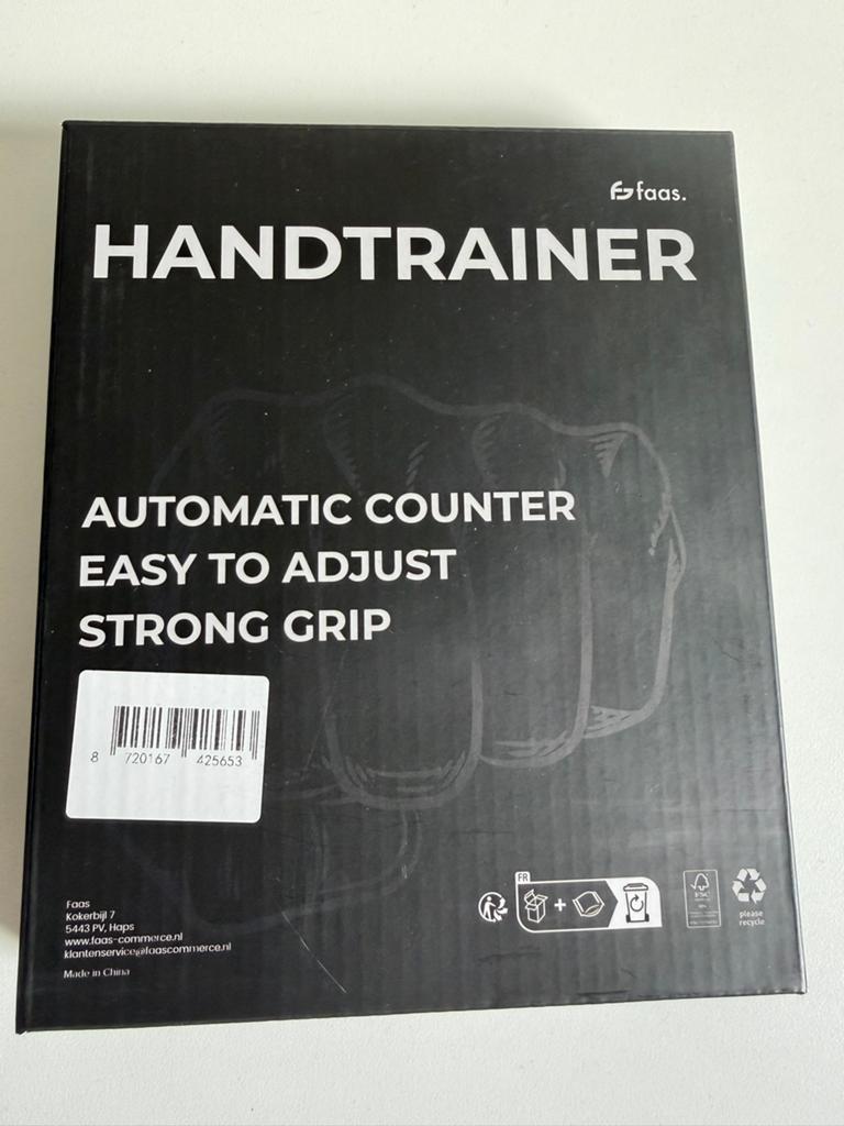 Handtrainer met teller - Verstelbaar gripapparaat, Sport en Fitness, Fitnessmaterialen, Ophalen of Verzenden, Nieuw, Armen, Overige typen