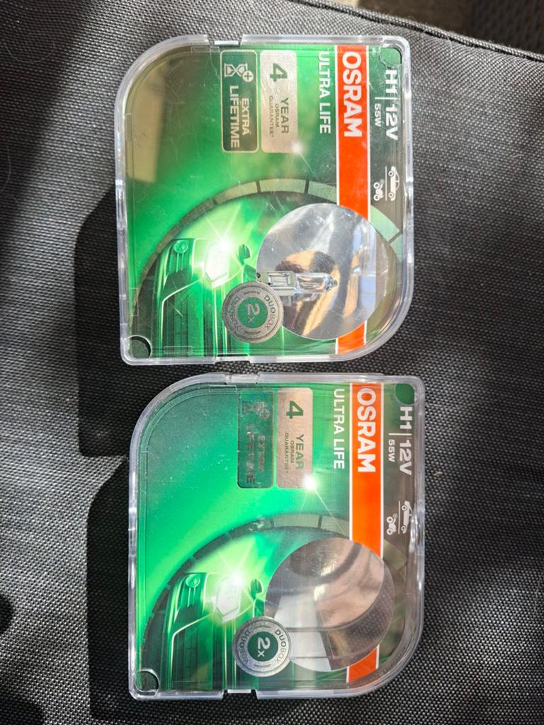 3x H1 osram autolampen, Ophalen of Verzenden, Nieuw